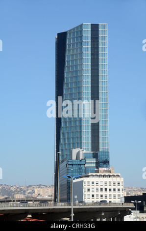 CMA CGM Office a Torre da Zaha Hadid Marsiglia o Marsiglia Francia Foto Stock