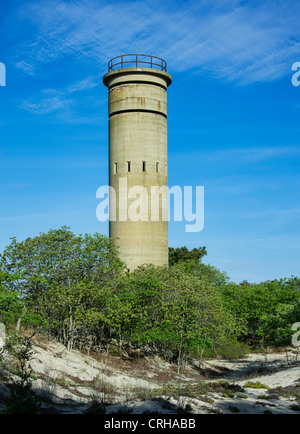 Torre di osservazione da WW II, Cape Henlopen State Park, Lewes, DELAWARE, STATI UNITI D'AMERICA Foto Stock