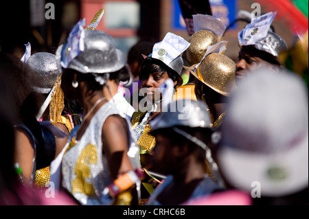 Carnevale di Notting Hill, a ovest di Londra - Inghilterra Foto Stock