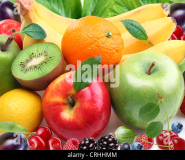 Frutti e bacche. Immagine colorata. Foto Stock