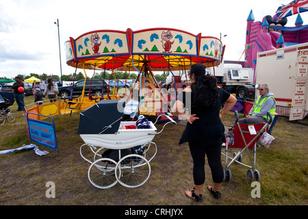 Estate in fiera su Wimbledon Common, South West London, England, Regno Unito Foto Stock