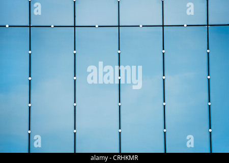 Parete in vetro, ritagliato Foto Stock