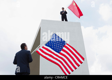 La Cina emerge come potente rivale economico per gli Stati Uniti Foto Stock