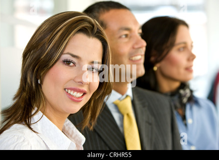 Small business team di tre persone Foto Stock