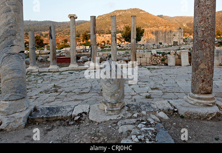 L antica città romana vicino a Patara nella Turchia meridionale. Foto Stock