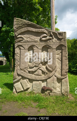 Trevor Bacino del canale Llangollen Canal Froncysyllte Wrexham North Wales UK Foto Stock