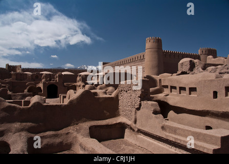 Il castello di Rayen cittadella , Kerman, Iran Foto Stock