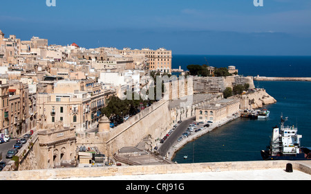 La Valletta la capitale dell'isola di Malta Foto Stock