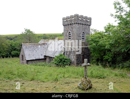 La chiesa di Santa Caterina nella frazione di Tempio su Bodmin Moor, Cornwall, Regno Unito Foto Stock