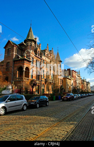 Tipica architettura fiamminga a Antwerp in Belgio Fiandre, Anversa Foto Stock