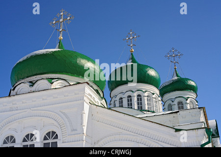 Raifa monastero ortodosso (19 cent.), nei pressi di Kazan, la Russia, il Tatarstan, Kasan Foto Stock