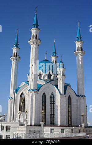 Sharif moderna moschea nel Cremlino di Kazan, la Russia, il Tatarstan Foto Stock