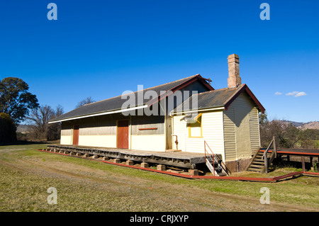 Vecchia Stazione Ferroviaria, Gundagai, Nuovo Galles del Sud, Australia Foto Stock