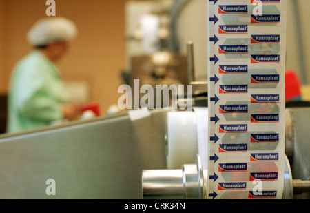 Amburgo, produzione a BSN medical GmbH & Co. KG (eg Elastoplast) Foto Stock