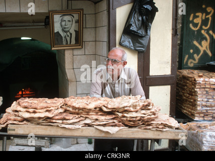 Trading nella Città Vecchia di Gerusalemme Foto Stock