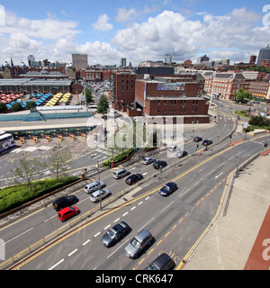 Vista aerea di Leeds Foto Stock