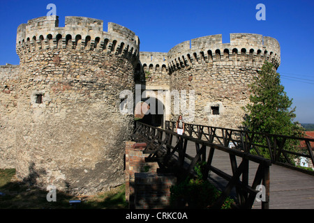 Zindan gate, Kalemegdan, Belgrado, Serbia Foto Stock