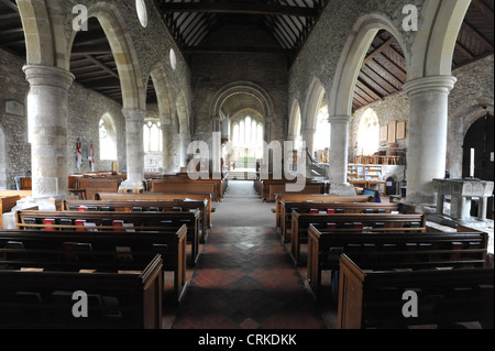 Chiesa di Bosham, Chichester, West Sussex. Foto Stock