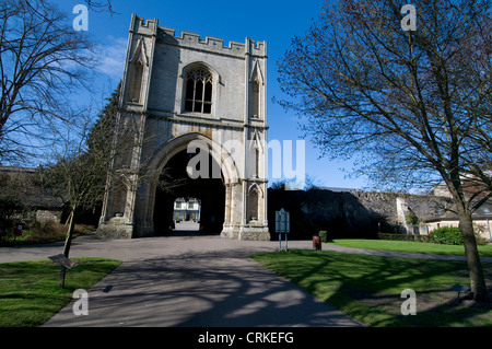 Bury St.Edmunds, Suffolk, Gran Bretagna, Inghilterra, U.K, Bury St.Edmunds Cattedrale, architettura medievale inglese, architettura medievale, architettura inglese Foto Stock