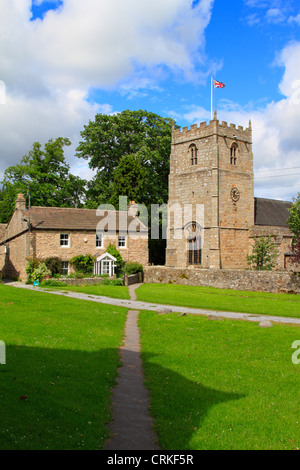 St Romald la Chiesa, Romaldkirk, Teesdale, County Durham, Inghilterra, Regno Unito. Foto Stock