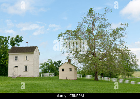 Il Kentucky, Shaker Borgo di Colle Ameno, fondata 1805, America restaurato più grande villaggio dello scuotipaglia Foto Stock