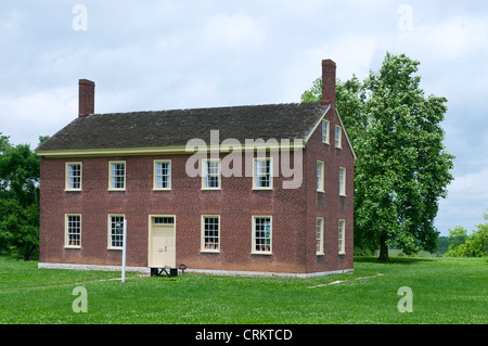 Il Kentucky, Shaker Borgo di Colle Ameno, fondata 1805, America restaurato più grande villaggio dello scuotipaglia Foto Stock