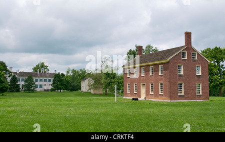 Il Kentucky, Shaker Borgo di Colle Ameno, fondata 1805, America restaurato più grande villaggio dello scuotipaglia Foto Stock