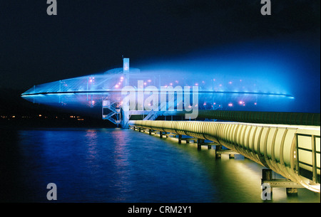 Il cloud sull'Arteplage di Expo 2002 a Yverdon Foto Stock