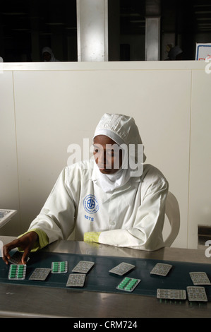 Una femmina di sostanza farmaceutica. Foto Stock