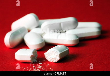 Selezione di pillole Foto Stock