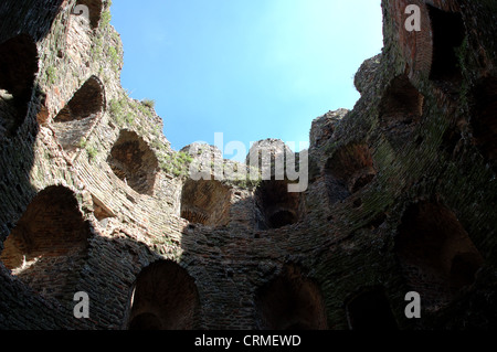 Interno del Cow Tower, Norwich, Norfolk Foto Stock