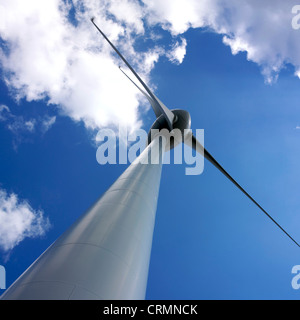 Turbina eolica dettaglio Foto Stock