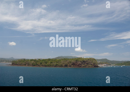 Francese / arcipelago africano. Isola di Mayotte (aka Maore), francese Comore. Remoto Oceano Indiano isola, città di Mamoudzou. Foto Stock