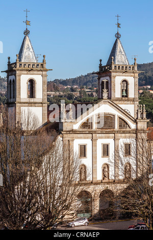 Sao Bento monastero di Santo Tirso, Portogallo. Ordine benedettino. Costruito nello stile gotico (chiostro e barocca chiesa (stile). Foto Stock