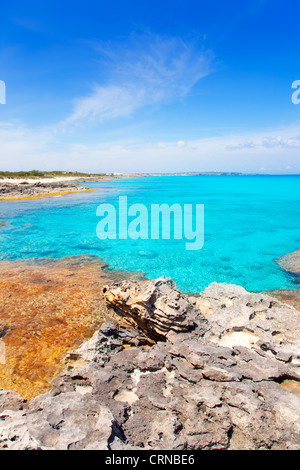 Es Calo de San Agusti in Formentera isole baleari Foto Stock