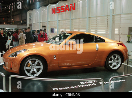 Premiere della Nissan 350Z per mostrare l'auto a Leipzig Foto Stock