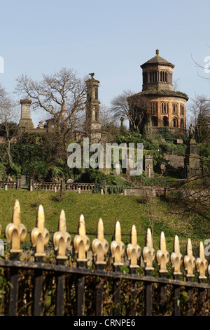 La necropoli di Glasgow, Scotland, Regno Unito Foto Stock