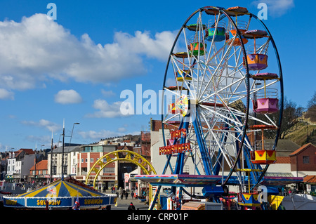 Una ruota panoramica Ferris in Luna Park luna park sul lungomare di South Bay. Foto Stock