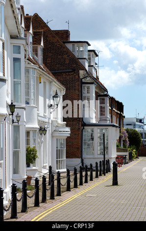 Il Quay a Burnham on Crouch, Essex Foto Stock