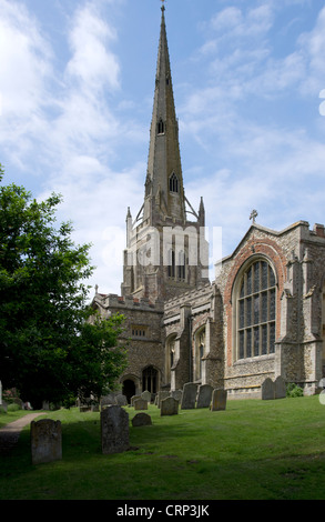 Thaxted Chiesa, Essex Foto Stock