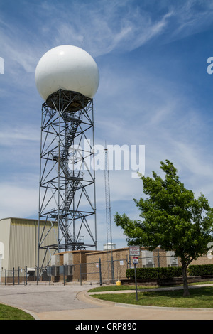 Doppler radar meteo Foto Stock