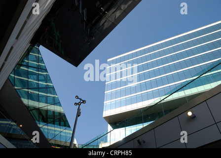 Nuovi edifici presso la città di Stratford di progetto di sviluppo nella zona est di Londra. Foto Stock