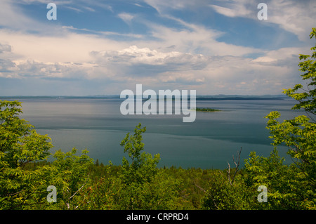 Affacciato sulla baia di Manitowaning da Manitoulin Island. Foto Stock