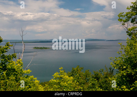 Affacciato sulla baia di Manitowaning da Manitoulin Island. Foto Stock