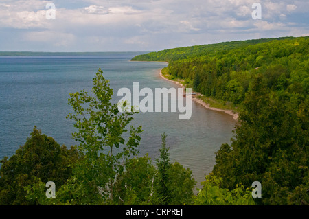 Affacciato sulla baia di Manitowaning da Manitoulin Island. Foto Stock