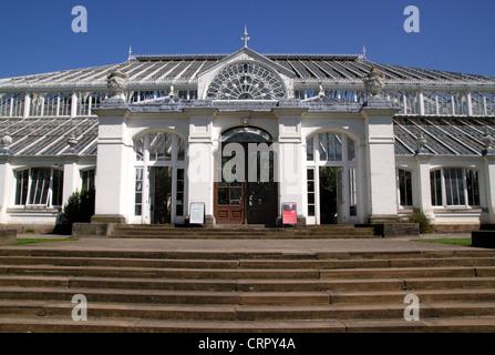 Ingresso alla Casa Temperate Kew Garrdens Londra Foto Stock