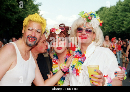 Gli uomini sulla Berlin CSD Foto Stock