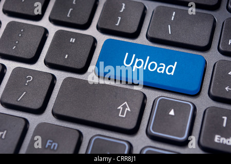Caricare dati in internet per il trasferimento di dati da internet. Foto Stock