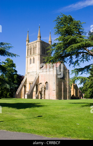 Pershore Abbey Worcestershire Inghilterra REGNO UNITO Foto Stock