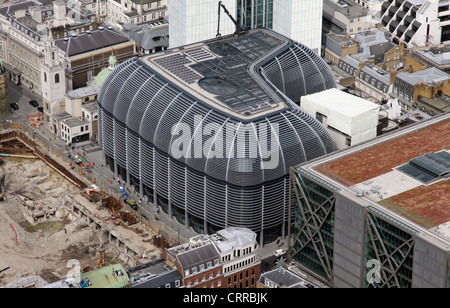 Vista aerea del Walbrook Sviluppo, Cannon Street, London EC4 Foto Stock